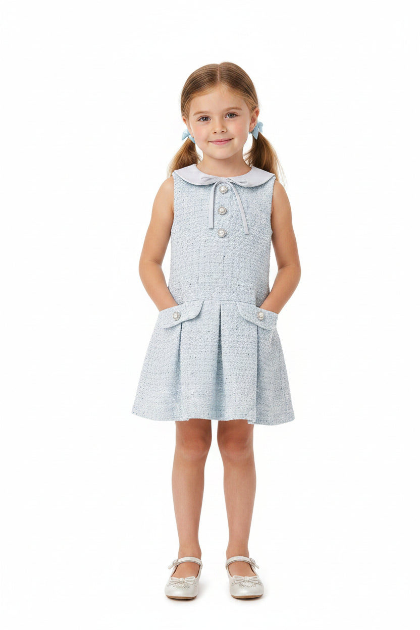 Designer-Inspired Woven Texture Mini Dress – Stylish Evening & Occasion Wear