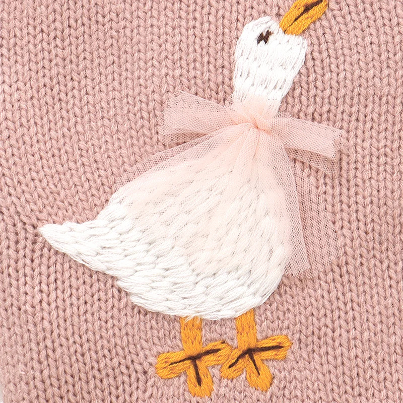 Adorable Duck-Themed Baby Knit Cardigan – Cozy Coat for Newborns & Toddlers