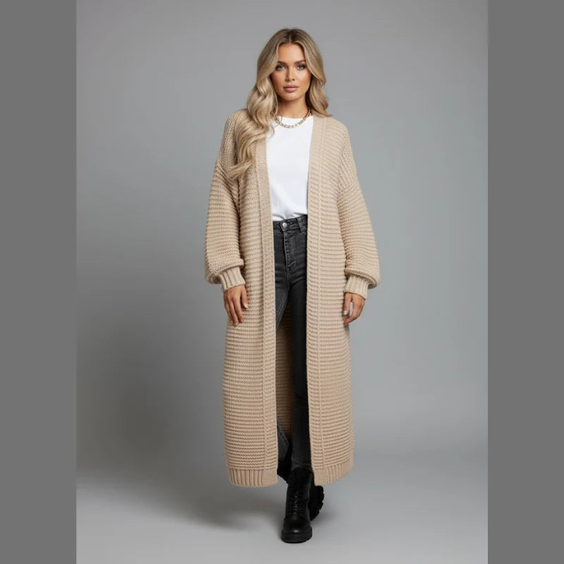 Women’s Everyday Long Sleeve Knit Cardigan – Casual Open Front Layering Sweater