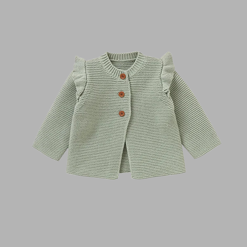 Adorable Girls’ Princess Lace Sweater – Elegant Knit Top