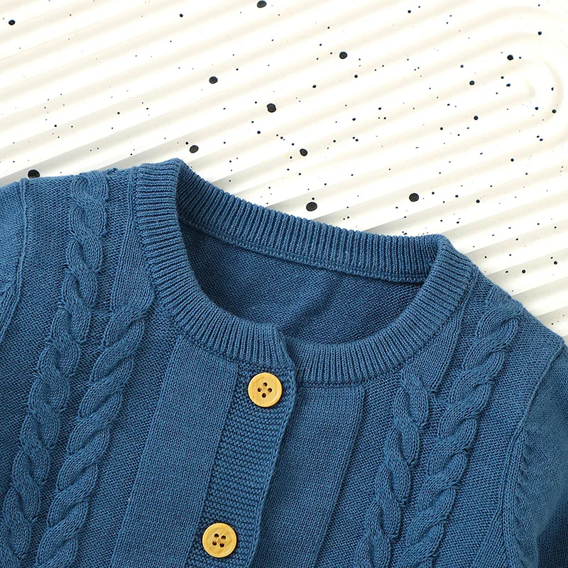 Cozy Baby Cotton Cardigan – Soft Knit Sweater for Newborns & Toddlers