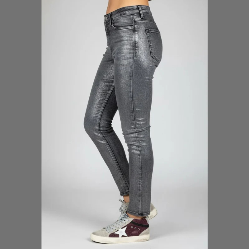 Women's High-Waist Sculpting Straight-Leg Pants – Stretch Fit Body Shaping Denim