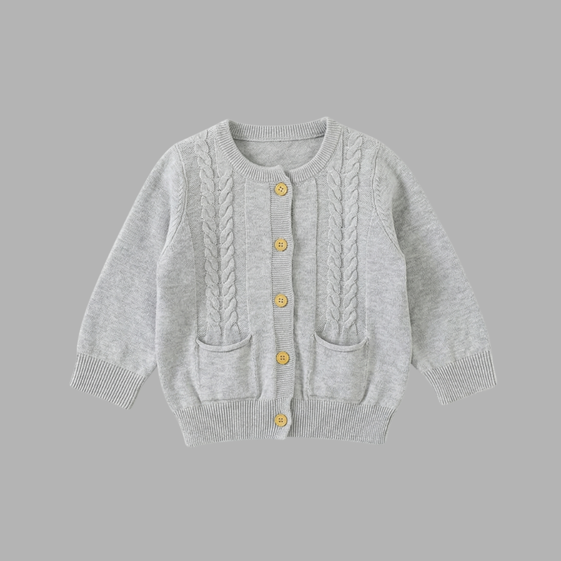 Cozy Baby Cotton Cardigan – Soft Knit Sweater for Newborns & Toddlers