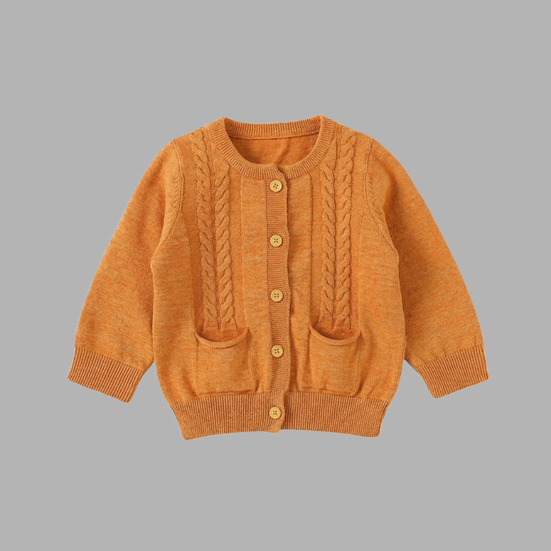 Cozy Baby Cotton Cardigan – Soft Knit Sweater for Newborns & Toddlers
