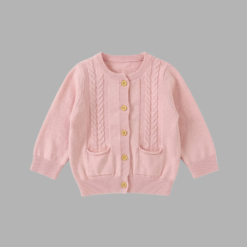 Cozy Baby Cotton Cardigan – Soft Knit Sweater for Newborns & Toddlers