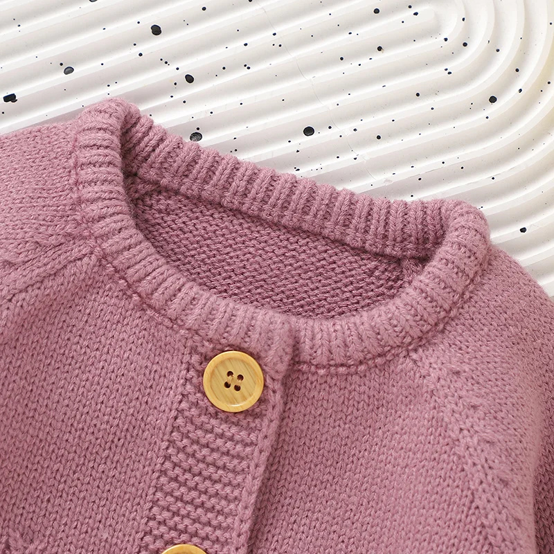 Premium Knitted Baby Cardigan – Soft & Cozy Infant Sweater Coat