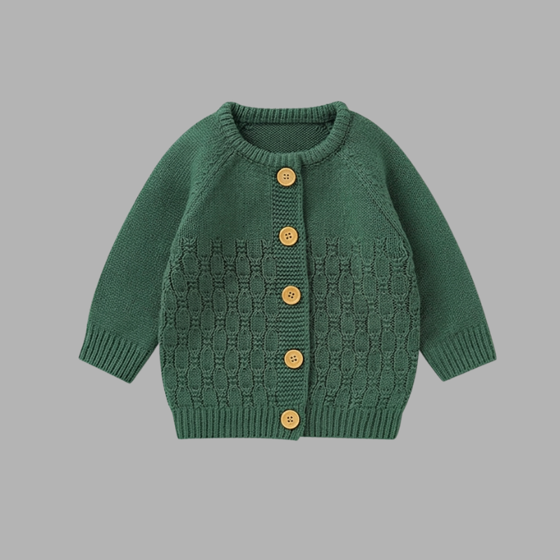Premium Knitted Baby Cardigan – Soft & Cozy Infant Sweater Coat