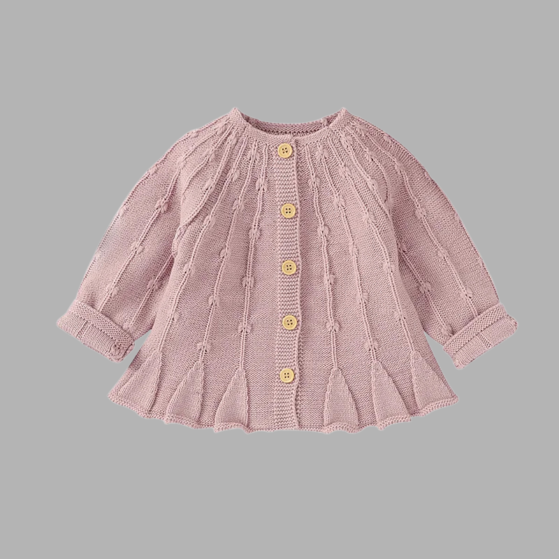 Premium Handcrafted Baby Knit Sweater – Ultra-Soft Cozy Cardigan
