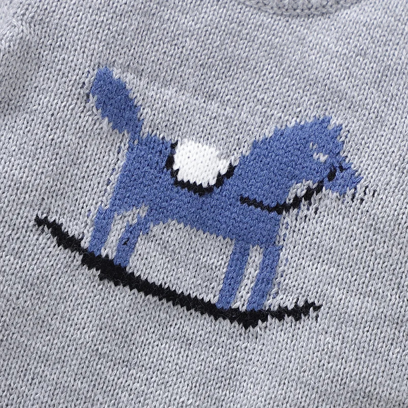 Baby Boy’s Knitted Romper – Cozy & Soft Newborn Outfit