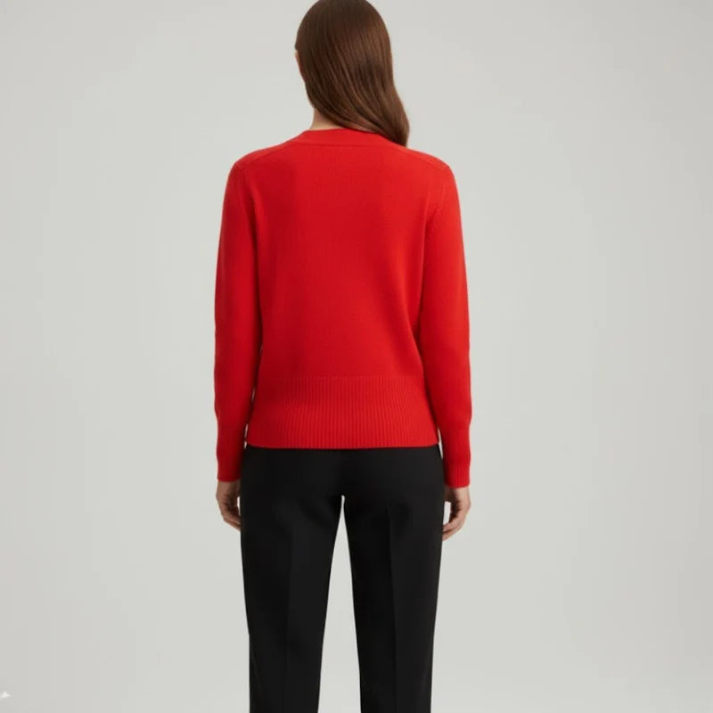 Women’s Relaxed Fit V-Neck Knit Cardigan – Open Front Sweater Jacket, Cozy Lightweight Layering Knitwear for Everyday Casual Style