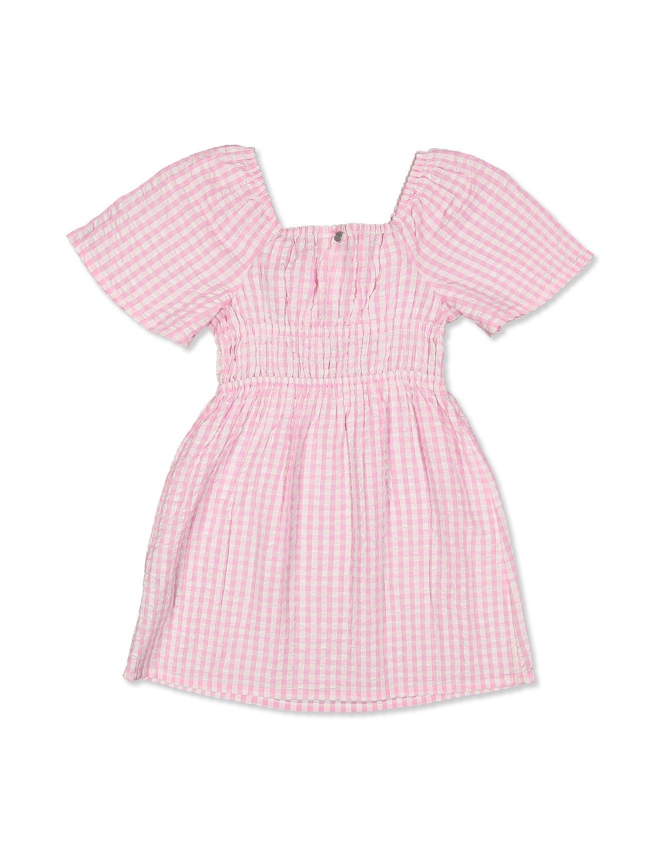 Daisy Plaid Summer Dress – Cute Floral Check Pattern Casual Outfit