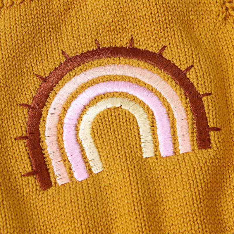 Cozy knitted baby romper - Soft one-piece romper for newborns and toddlers