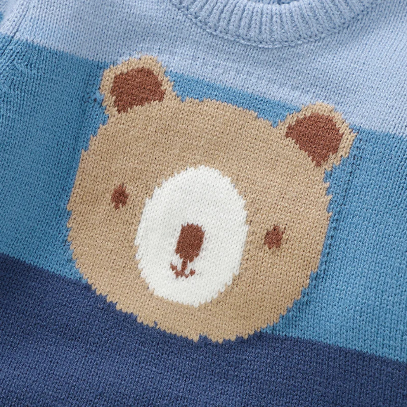 Cozy Baby Bear Jumpsuit – Warm fleece romper for comfort in autumn and winter