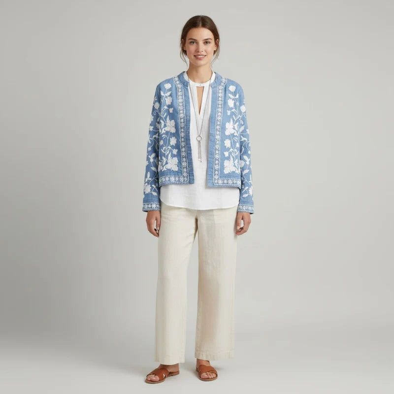 Women’s Boho Chic Lightweight Cardigan – Stylish Bohemian Layered Sleeveless