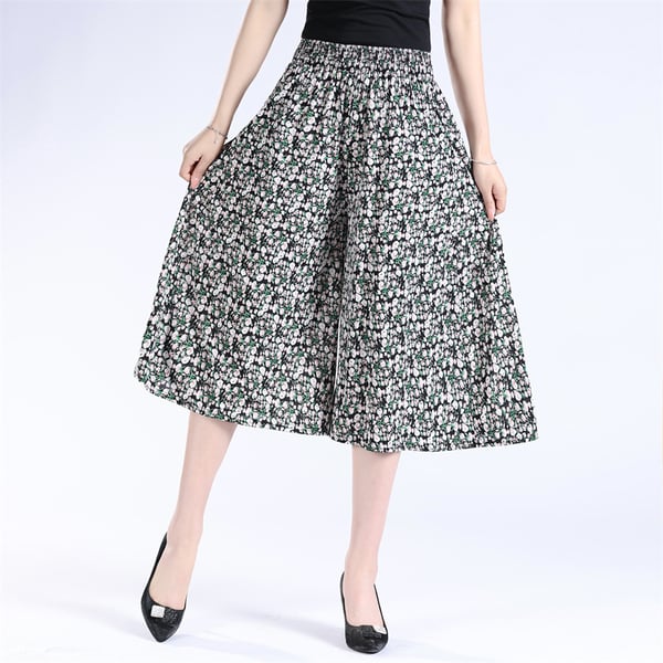 Women’s High-Rise Stretch Comfort Pants – Soft Elastic Waist Relaxed Fit Trousers