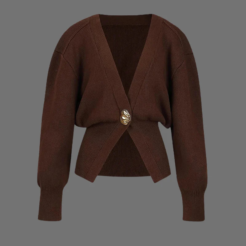 Women’s Soft Knit Button Cardigan – Lightweight Sweater Jacket for Casual & Office Style