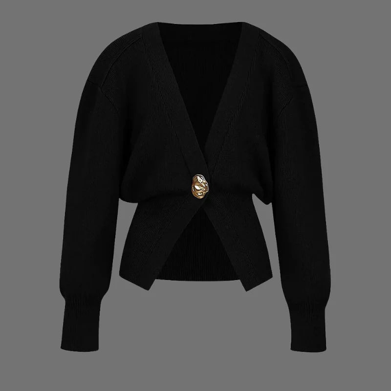 Women’s Soft Knit Button Cardigan – Lightweight Sweater Jacket for Casual & Office Style