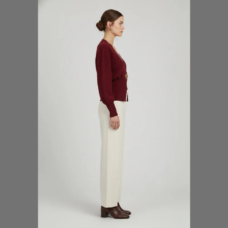 Women’s Soft Knit Button Cardigan – Lightweight Sweater Jacket for Casual & Office Style