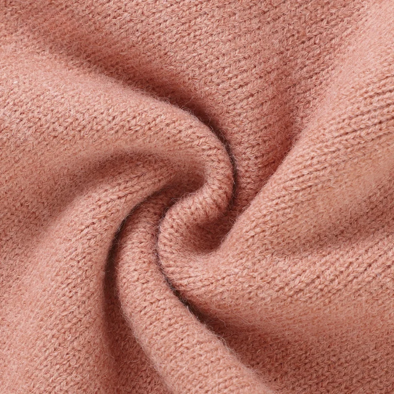 Baby warm knitted top - sweet bunny motif sweater for little ones