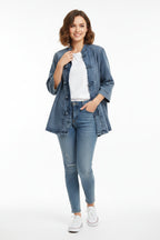 Sienna | Oversized Denim Jacket – Relaxed Fit Button-Up Streetwear Coat
