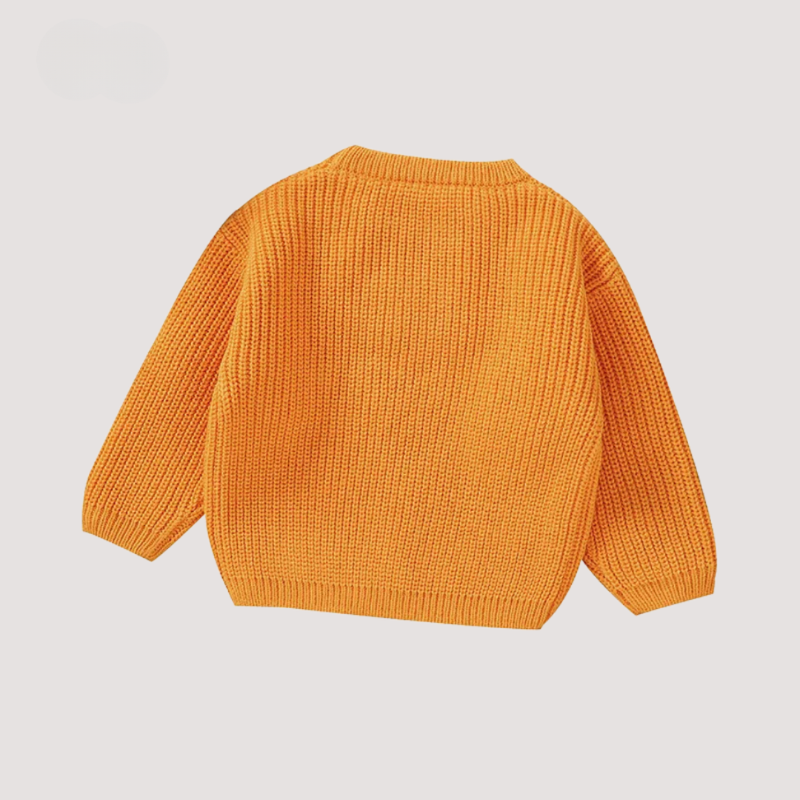 Soft handmade crocheted baby coat - cute warm sweater for girls