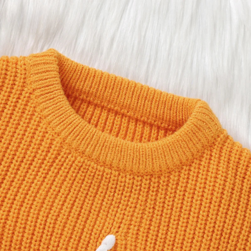 Soft handmade crocheted baby coat - cute warm sweater for girls