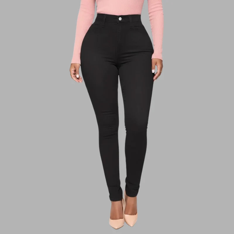 Women’s High Waist Stretch Jeggings – Sculpting Slim Fit Denim Leggings with Soft Comfort & Modern Everyday Style