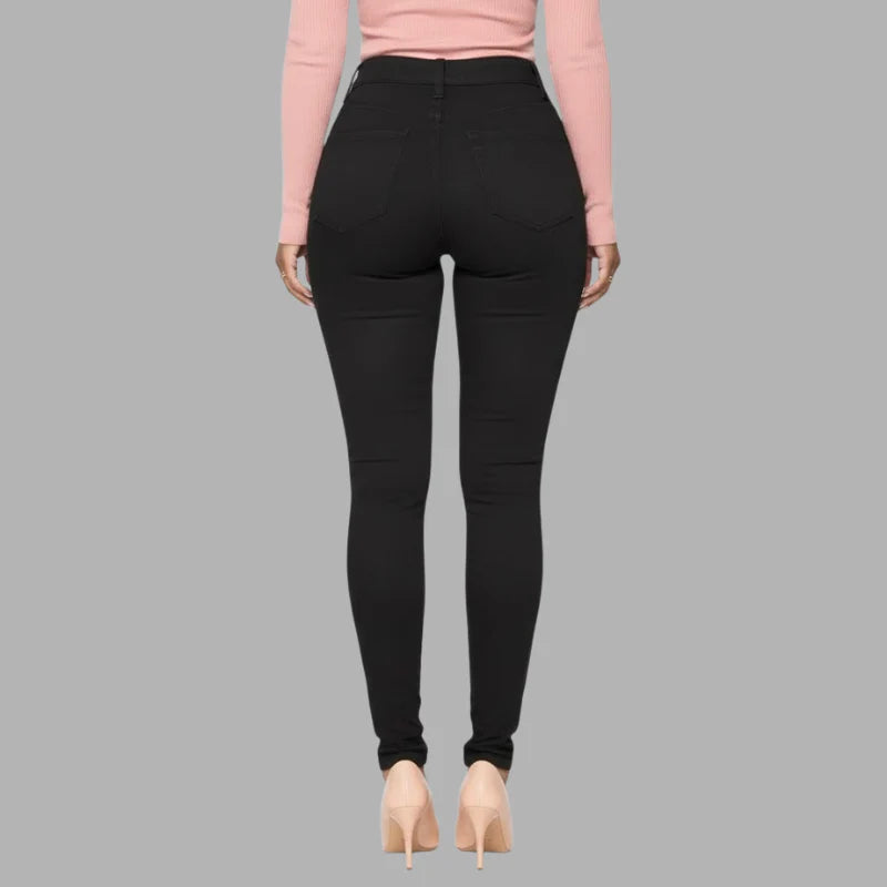 Women’s High Waist Stretch Jeggings – Sculpting Slim Fit Denim Leggings with Soft Comfort & Modern Everyday Style