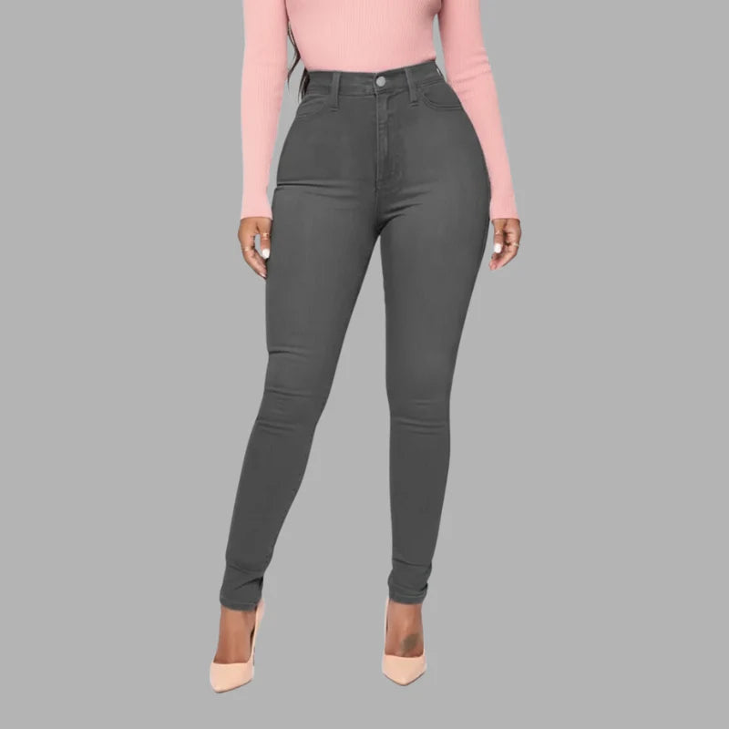 Women’s High Waist Stretch Jeggings – Sculpting Slim Fit Denim Leggings with Soft Comfort & Modern Everyday Style