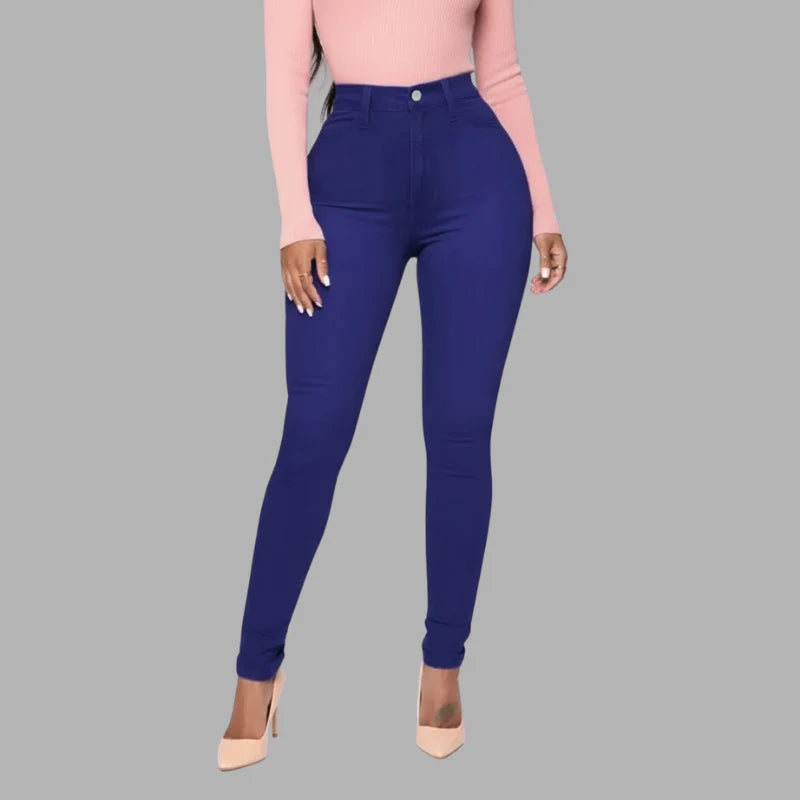 Women’s High Waist Stretch Jeggings – Sculpting Slim Fit Denim Leggings with Soft Comfort & Modern Everyday Style