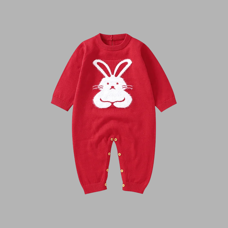 Cozy Infant Winter Sweater Overalls – Warm Knitted Outfit for Baby Boys & Girls