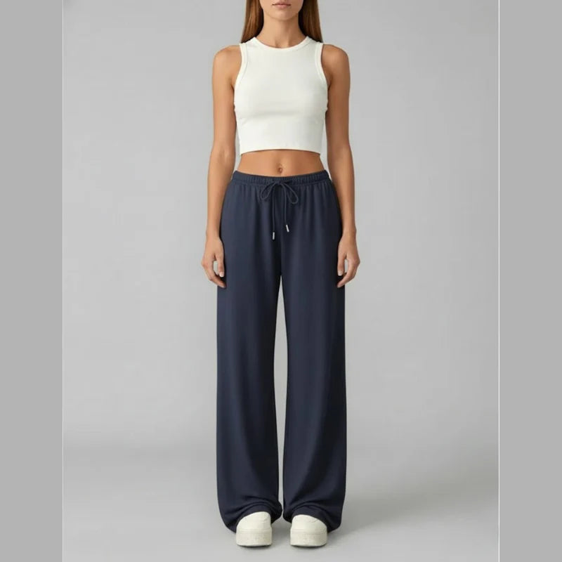 Women’s Relaxed Fit Lounge Jogger Pants – Soft High Comfort Casual Sweatpants