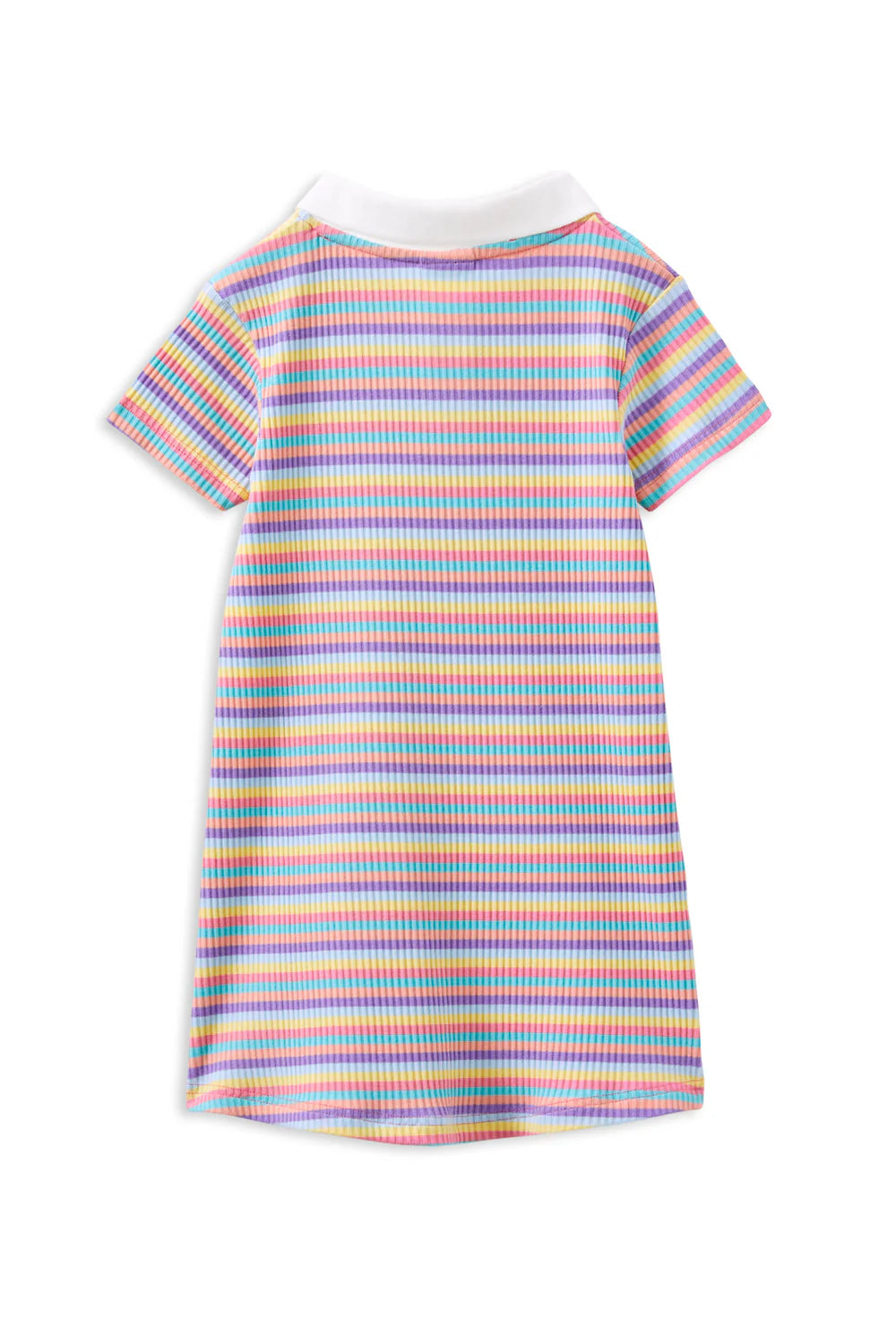 Children’s Multi-Color Rib Dress – Trendy Casual Wear Look