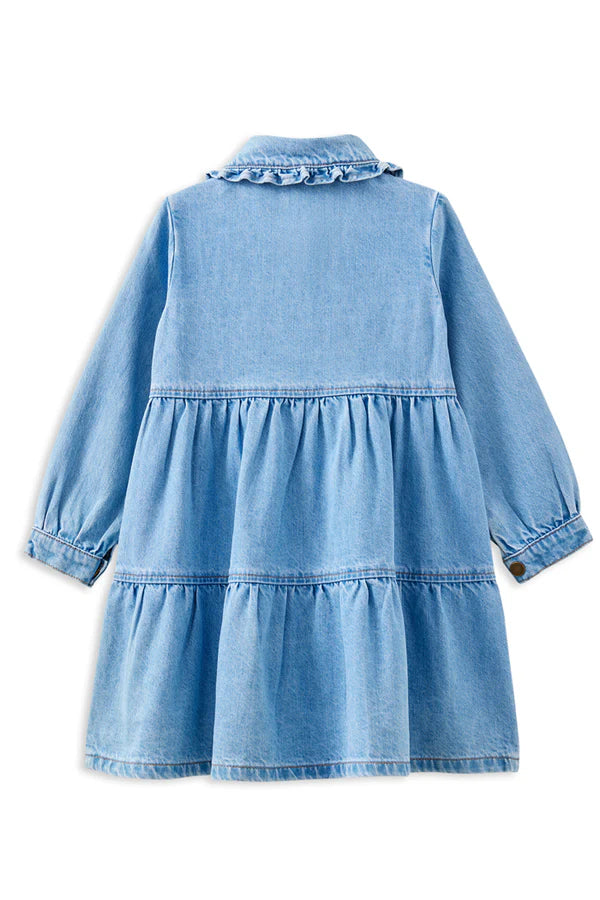 Girls Feminine Flowy Dress – Comfortable Warm Weather Outfit