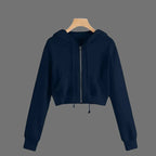 Audrey | Trendy Cropped Hoodie – Cozy Streetwear Pullover for Chic Cold-Weather Looks