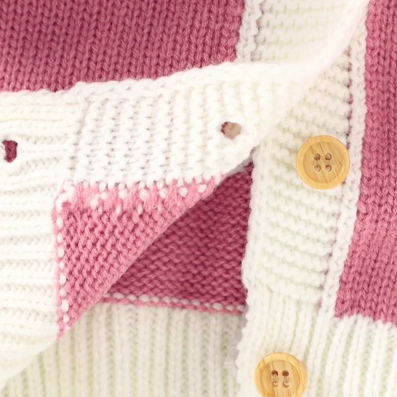 Cozy Knitted Baby Hoodie Cardigan – Soft & Warm Newborn Sweater