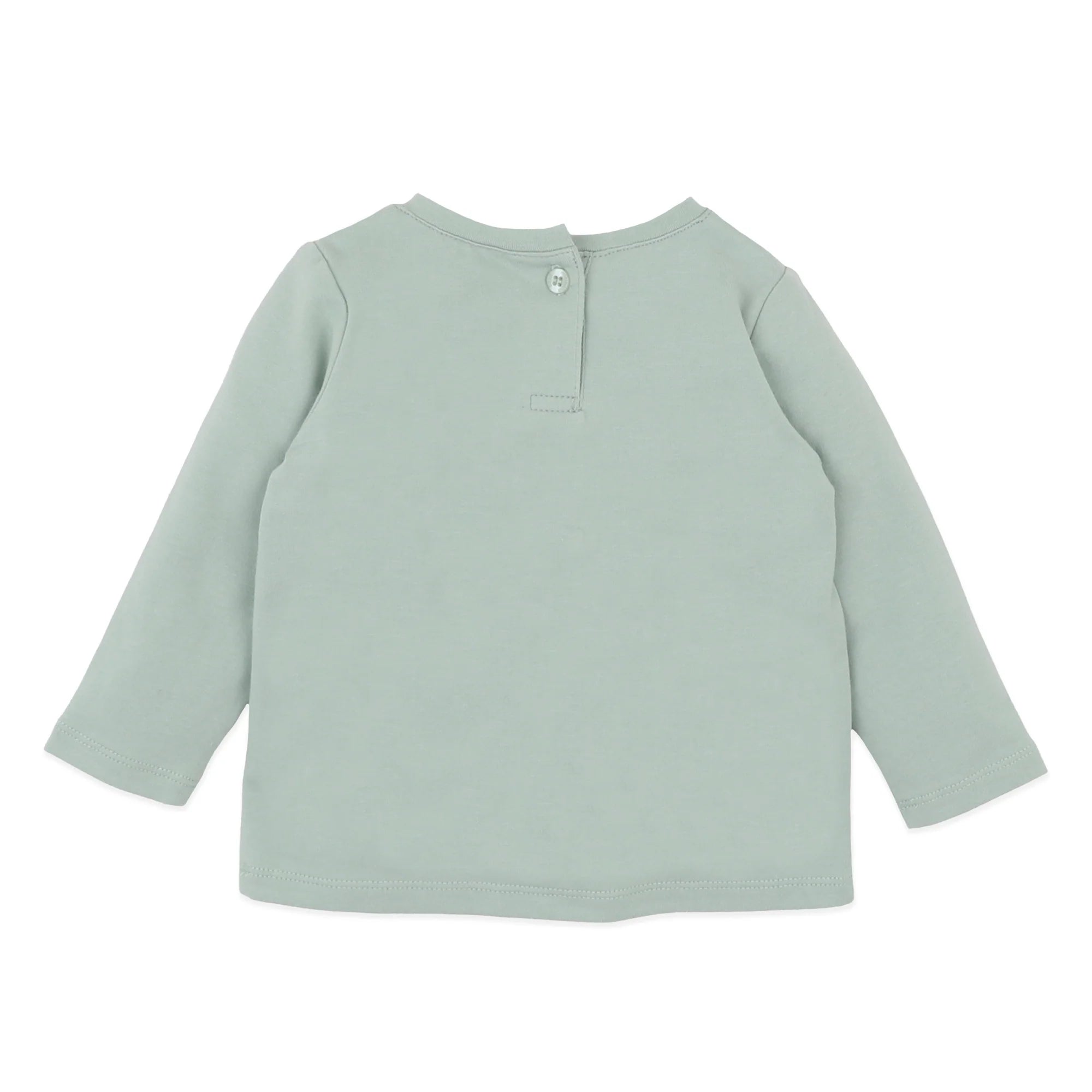 Kids Cute Duck Scooter Long Sleeve Shirt – Playful Animal Graphic Cotton Tee