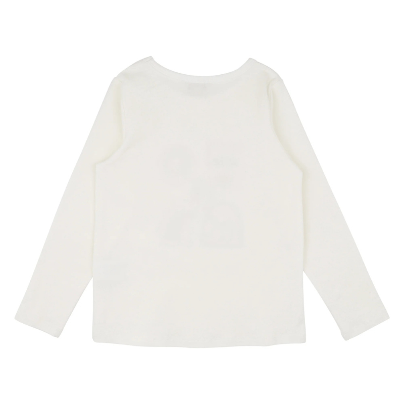 Holiday Adventure Organic Long Sleeve Children’s Tee – Cozy Warm Cream Essential