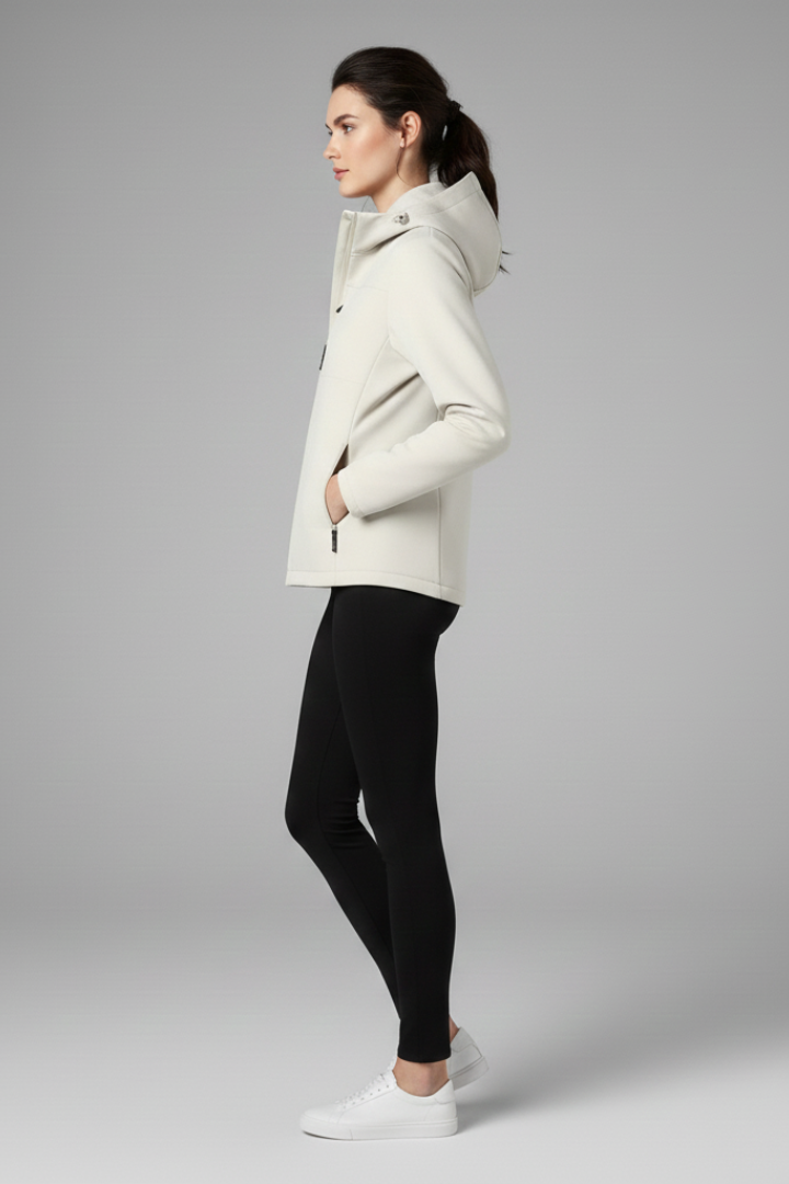 Connie | Hooded Zip-Up Softshell Jacket – Casual Fall and Outdoor Outerwear