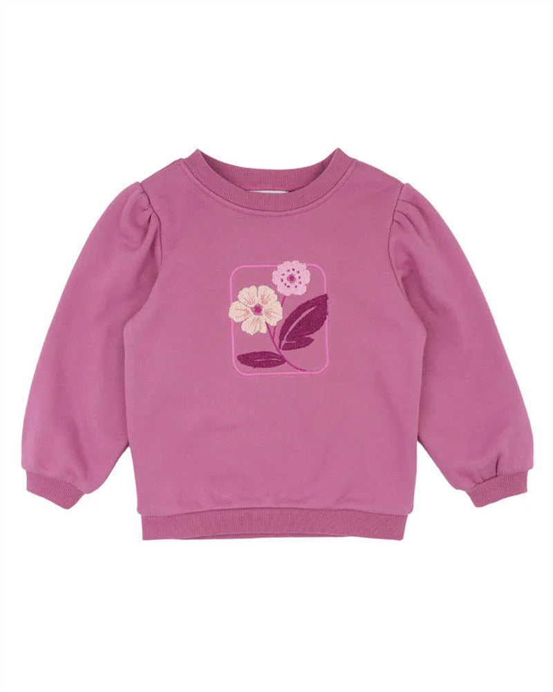 Bloom Inspired Print Crewneck Sweatshirt – Soft Comfort Lounge & Streetwear Top