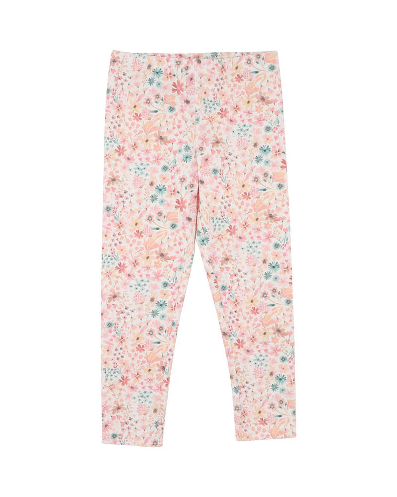 Botanical Print High-Waisted Leggings – Comfortable Organic Feel Workout & Casual Wear