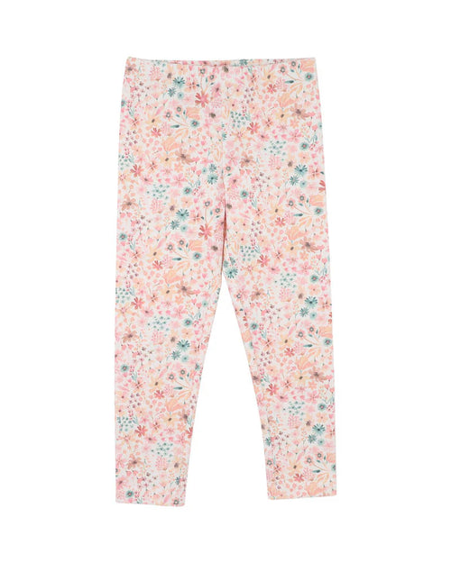 Botanical Print High-Waisted Leggings – Comfortable Organic Feel Workout & Casual Wear