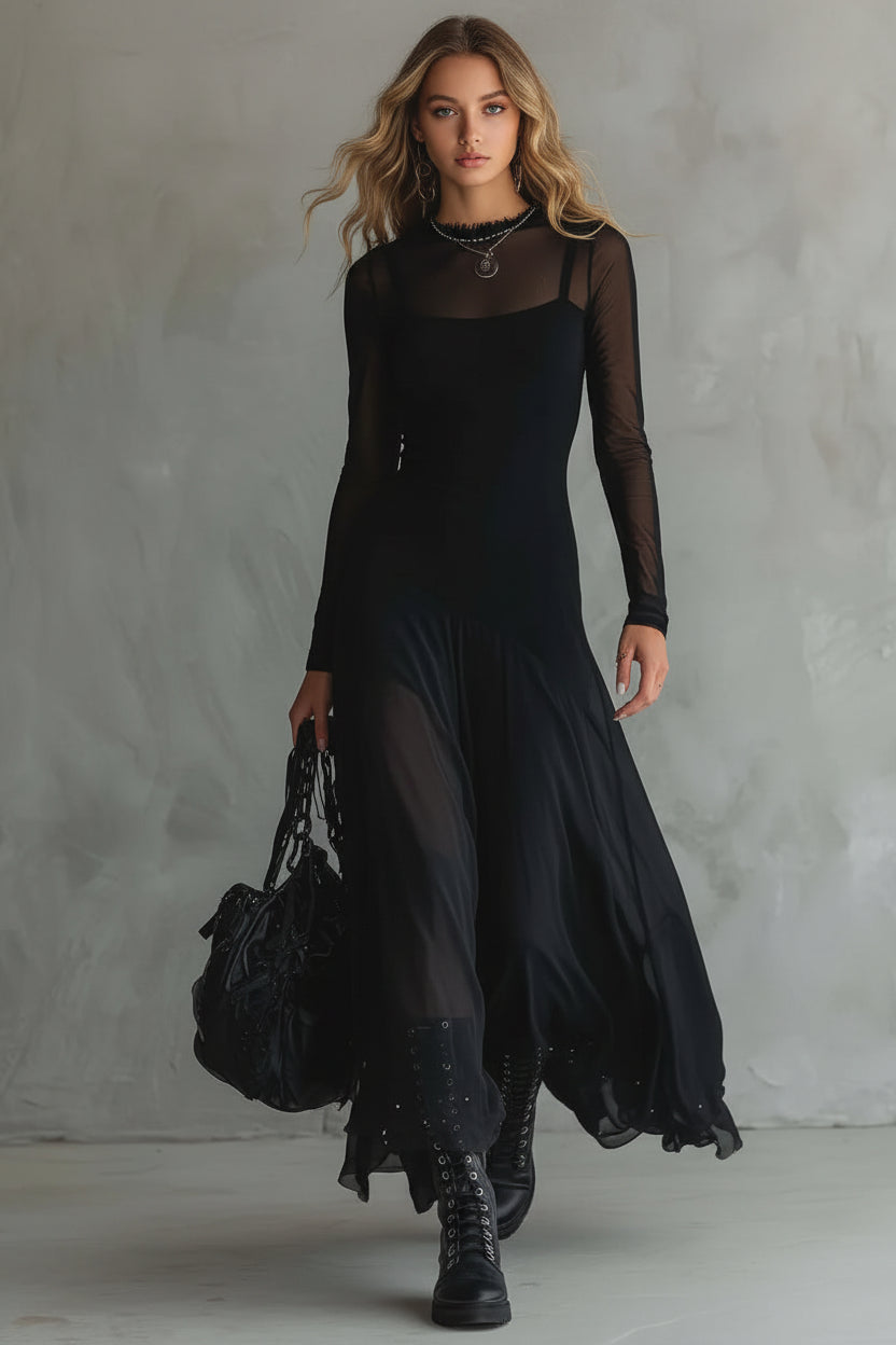 Briar | Black Formal Evening Dress – Sophisticated Long Dress