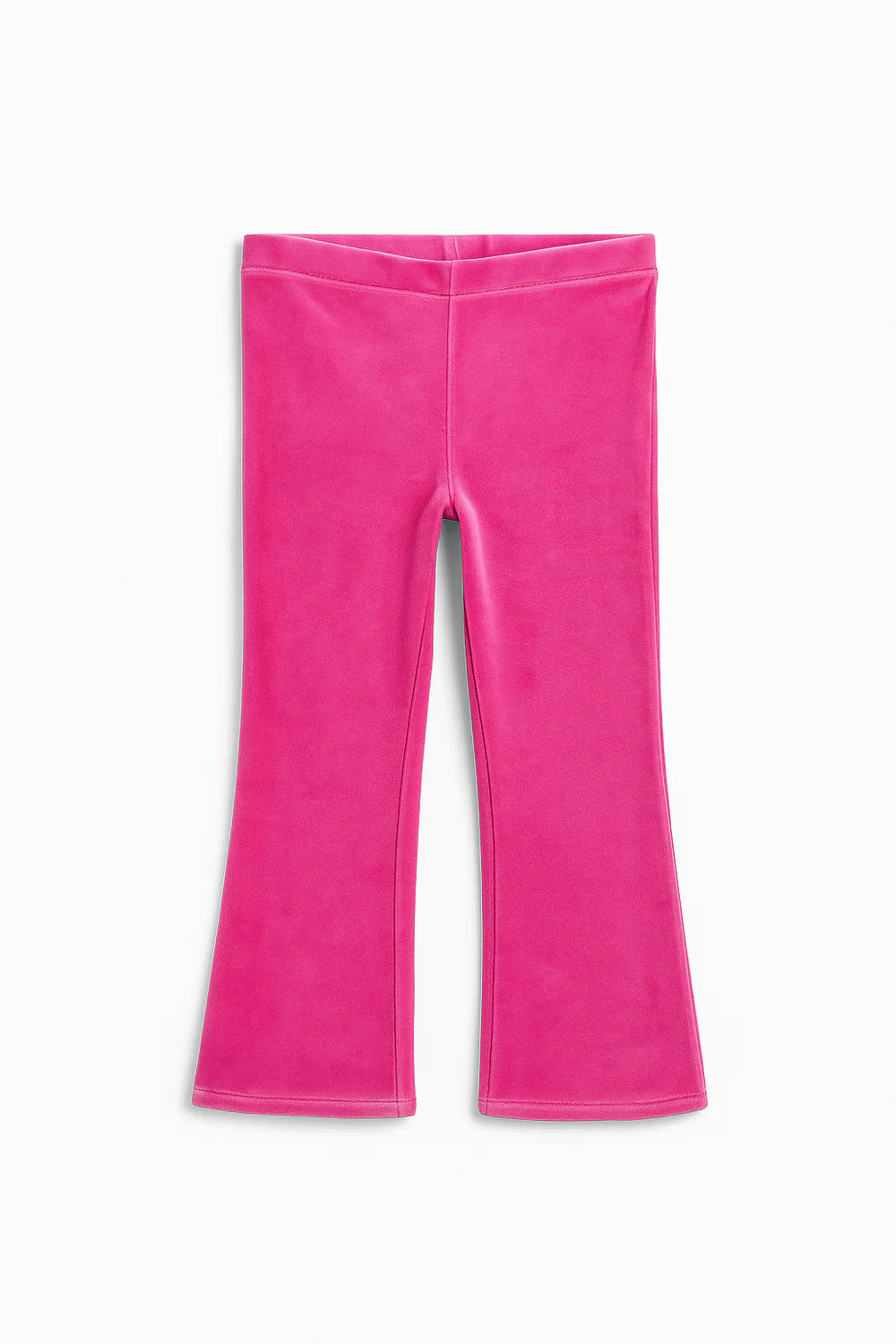 Girls Vintage-Style Velour Flare Pants – Comfortable Stretchy Fashion Bottoms