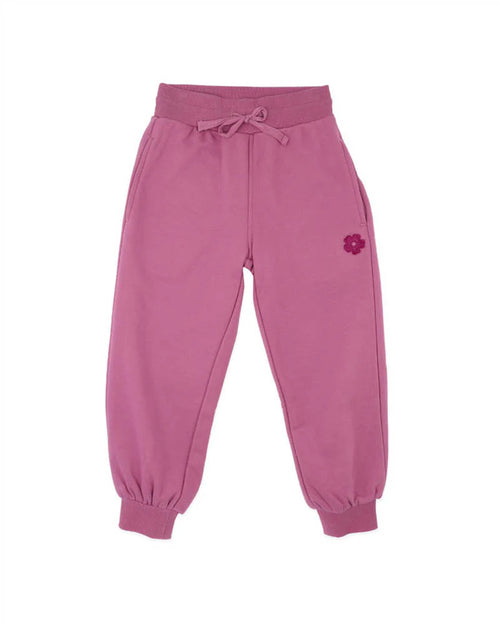 Flower Inspired Athleisure Track Pants – Relaxed Fit Street Style Bottoms