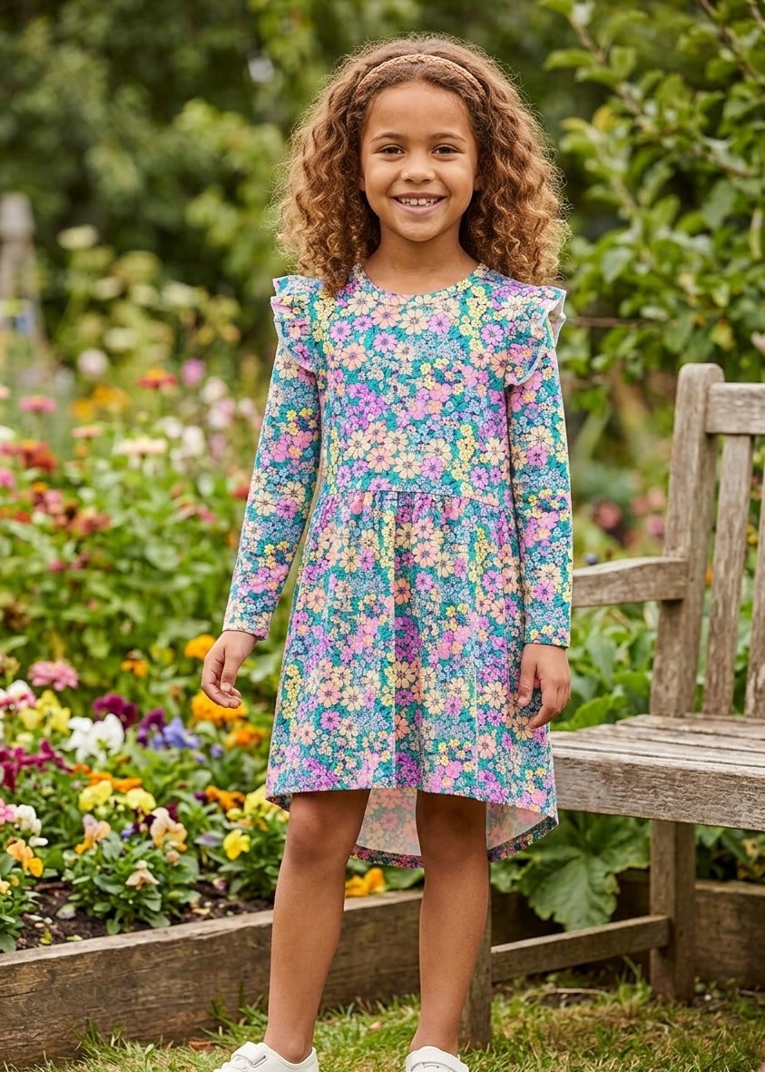 Dreamy Blossom Tiered Dress – Lightweight Bohemian Summer Romance Outfit