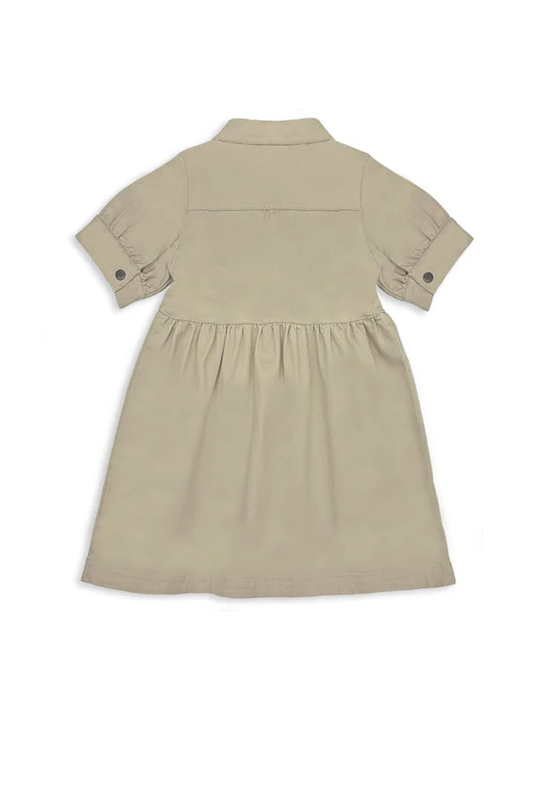 Girls Classic Ruffle Puff Sleeve Dress – Adorable Casual & Party Wear Dress