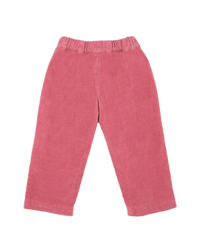 Kids Minimalist Cord Pants – Pull-On Comfort Fit Everyday Wear Bottoms