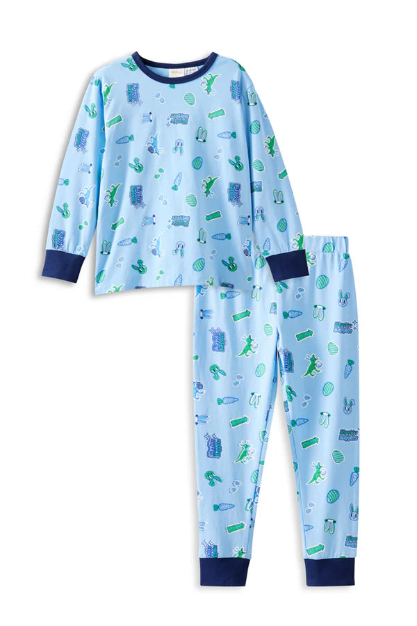 Kids Bunny-Inspired Pajama Set – Soft Cotton Cozy Night Sleepwear