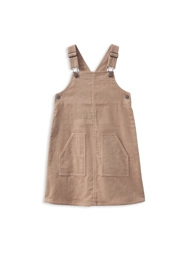 Kids Earth-Tone Corduroy Dress – Timeless Vintage-Inspired Wardrobe Staple